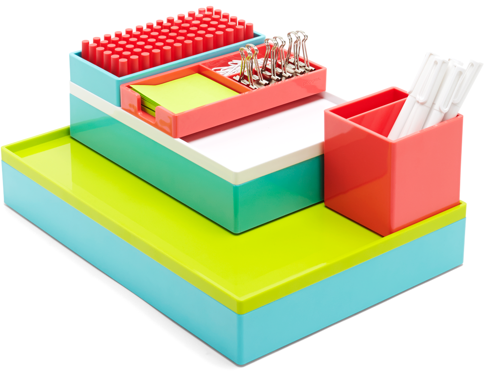 Poppin Stackable Accessory Trays