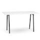 Series A Standing Table, White, 72x36", Charcoal Legs,White,hi-res