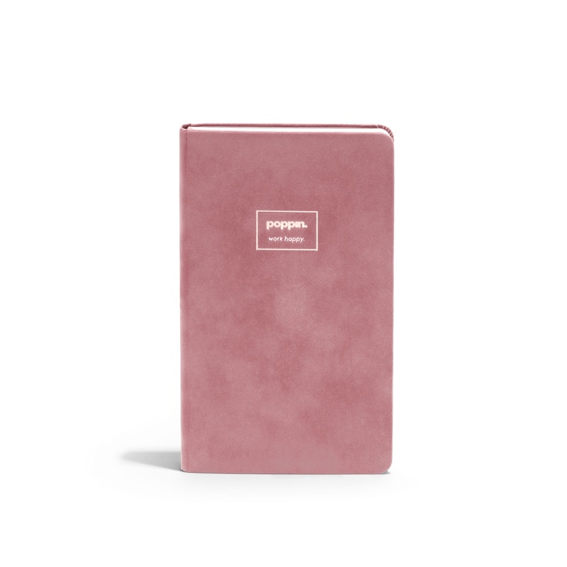 Dove Gray Velvet Medium Spiral Notebook, Notebooks + Journals