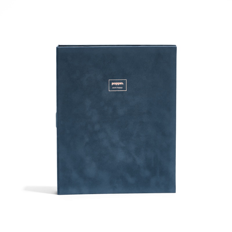 Storm Velvet Large Padfolio with Writing Pad,,hi-res image number 3