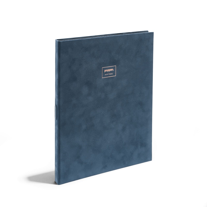 Storm Velvet Large Padfolio with Writing Pad,,hi-res image number 1