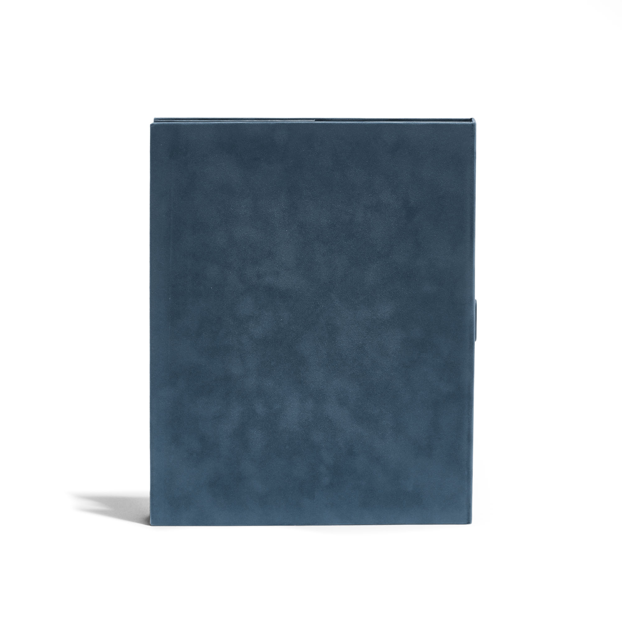 Poppin Velvet Flocked Paper Padfolio/Notepad, Storm (106155)