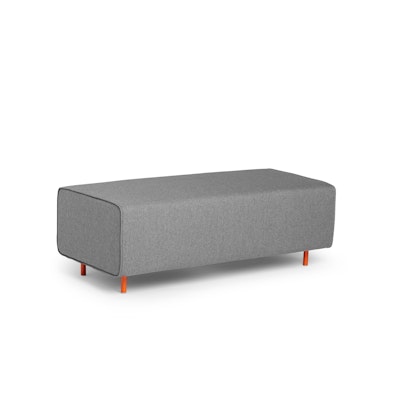 Gray Block Party Lounge Bench