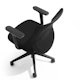 Black Max Task Chair, Mid Back, Black Frame,,hi-res