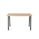Series A Single Desk for 1, Natural Oak, 47", Charcoal Legs,Natural Oak,hi-res