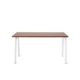 Series A Single Desk For 1, White Legs