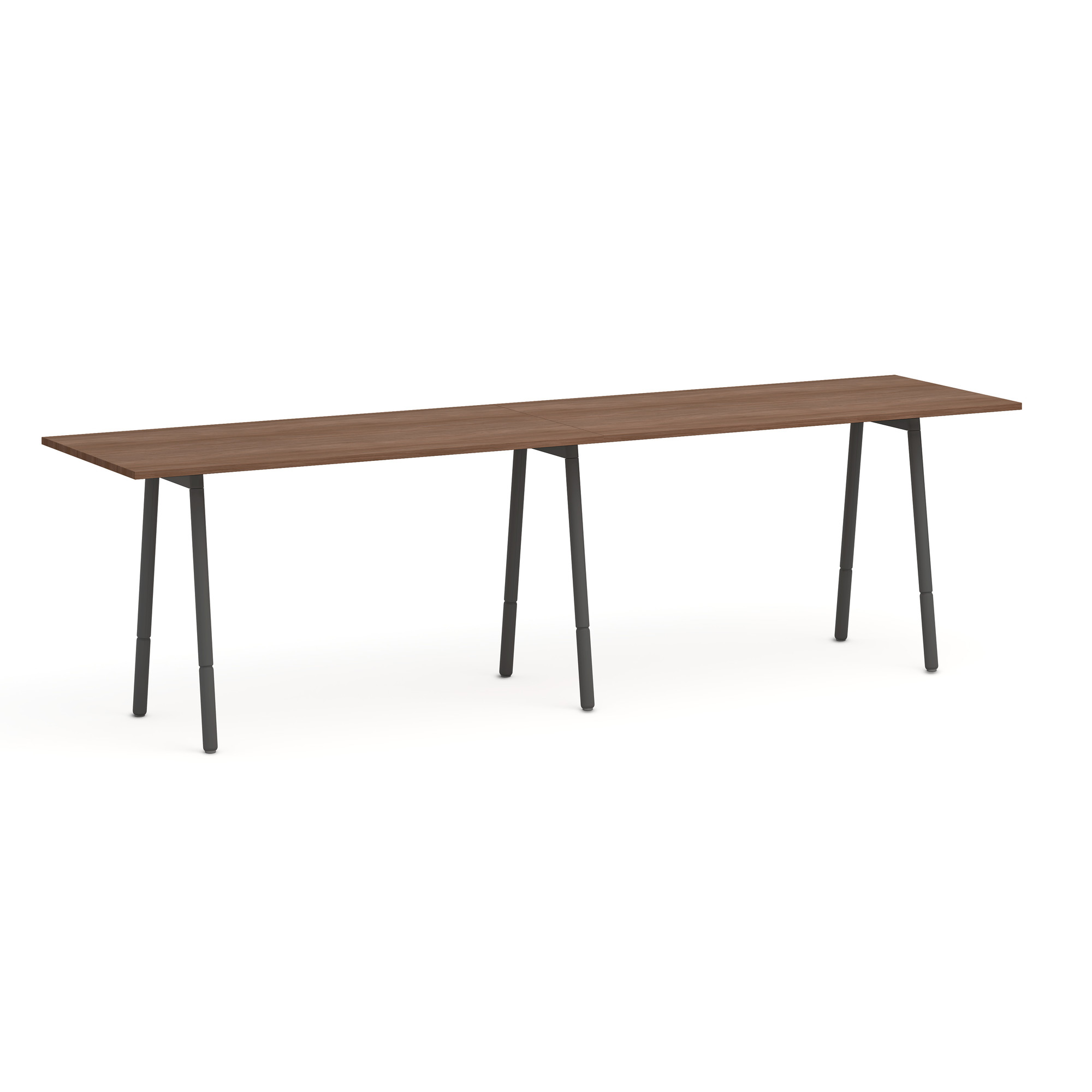 Series A Standing Meeting Table, Charcoal Legs
