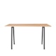 Series A Standing Table, Natural Oak, 72x36", Charcoal Legs,Natural Oak,hi-res