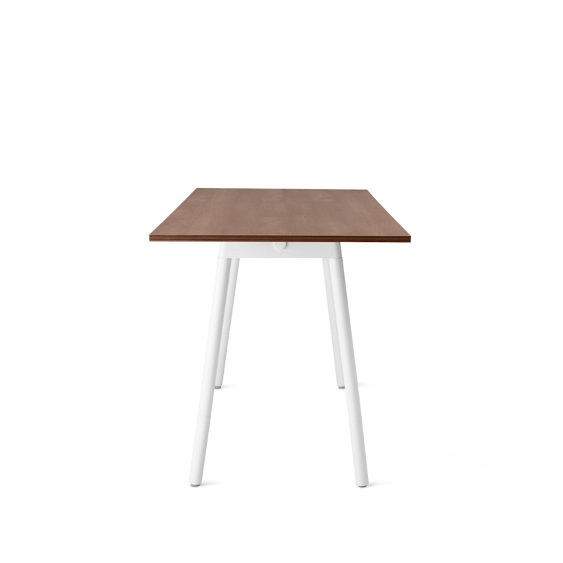 Series A Standing Table, Walnut, 72x36", White Legs,Walnut,hi-res image number 3.0