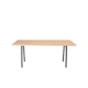 Series A Conference Table, Natural Oak, 72x36", Charcoal Legs,Natural Oak,hi-res