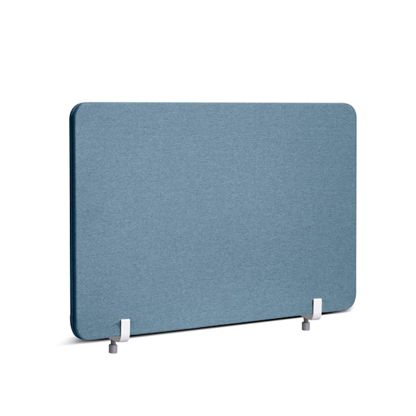 Slate Blue Pinnable Fabric Privacy Panel, 27 x 16.5", Endcap,Slate Blue,hi-res