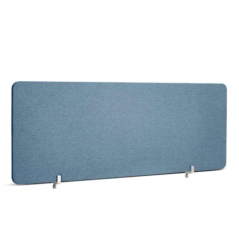 Slate Blue Pinnable Fabric Privacy Panel, 45 x 17.5", Face-to-Face,Slate Blue,hi-res image number 1