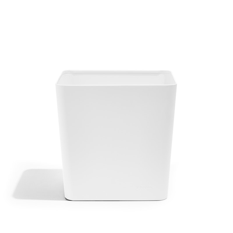 White Trash Can,White,hi-res image number 1