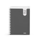 Dark Gray Medium 18-Month Pocket Book Planner, 2019-2020,Dark Gray,hi-res