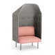 Blush + Gray QT Privacy Lounge Chair with Canopy,Blush,hi-res