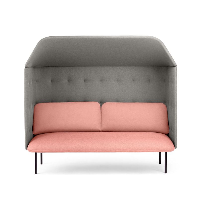 Blush + Gray QT Privacy Lounge Sofa with Canopy,Blush,hi-res image number 4.0