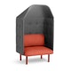 Brick + Dark Gray QT Privacy Lounge Chair with Canopy,Brick,hi-res