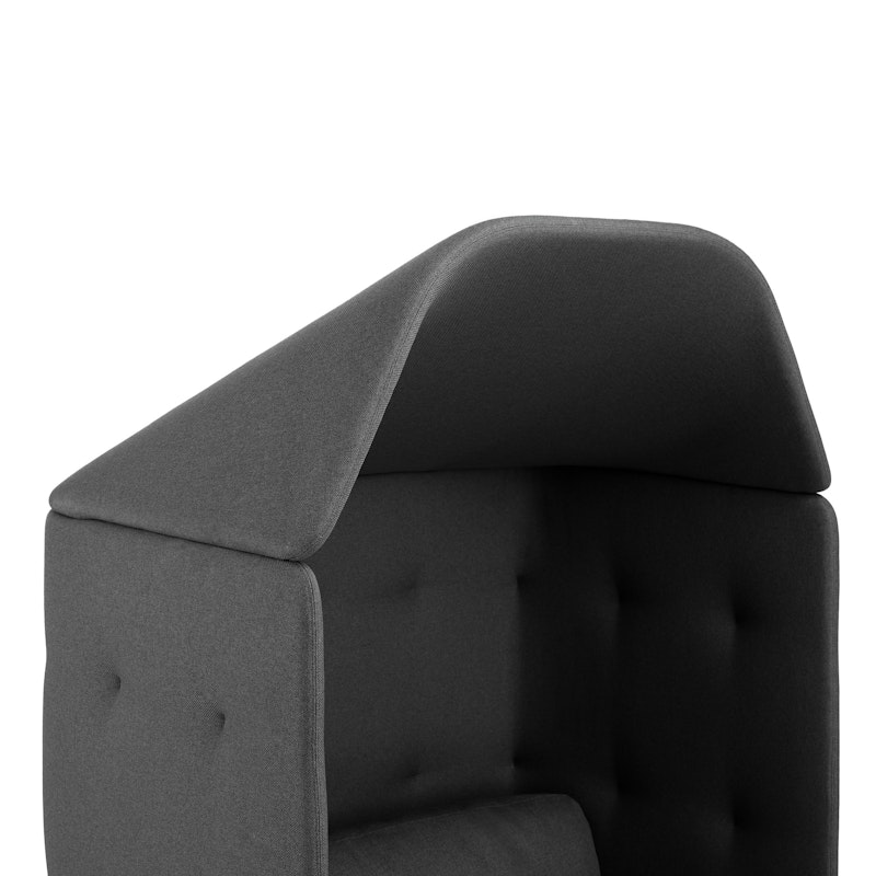 Brick + Dark Gray QT Privacy Lounge Chair with Canopy,Brick,hi-res image number 2.0