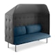 Dark Blue + Dark Gray QT Privacy Lounge Sofa with Canopy,Dark Blue,hi-res