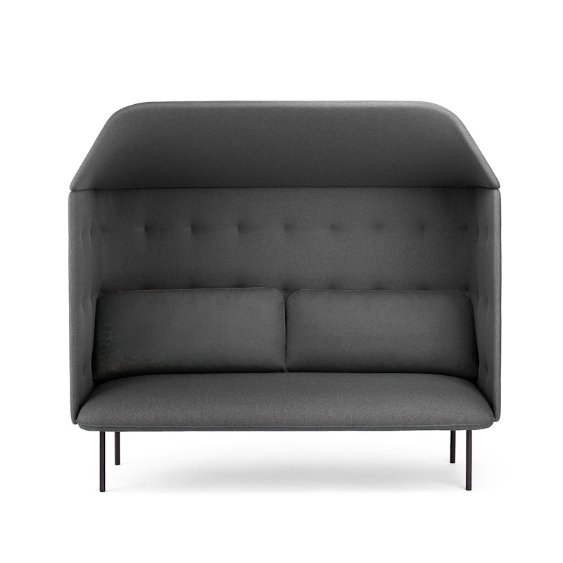 Dark Gray QT Privacy Lounge Sofa with Canopy,Dark Gray,hi-res image number 5