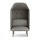 Gray QT Privacy Lounge Chair with Canopy,Gray,hi-res