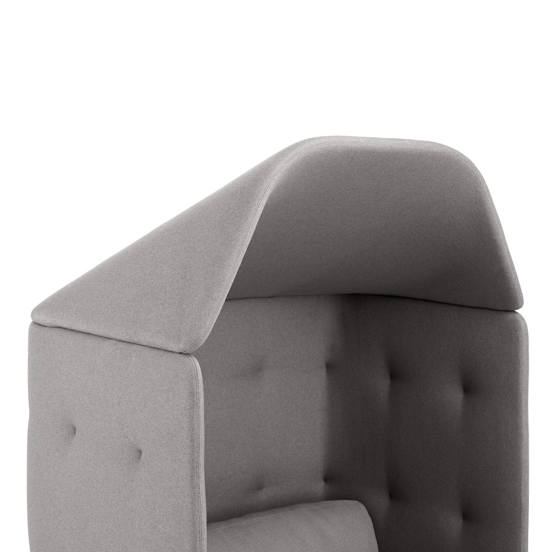 Gray QT Privacy Lounge Chair with Canopy,Gray,hi-res image number 2.0