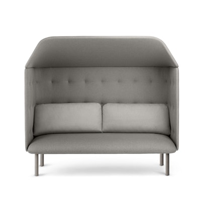Gray QT Privacy Lounge Sofa with Canopy,Gray,hi-res