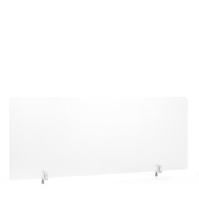 Frost White Writable Glass Panel, 45 x 17.5", Face-to-Face