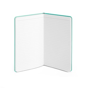 Turquoise Work Happy Hard Cover Journal