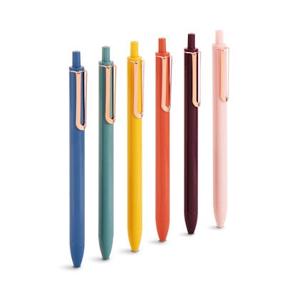 Assorted Desert Retractable Gel Luxe Pens, Set of 12