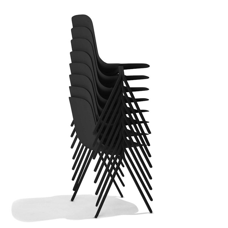 Black Key Side Chair, Set of 2,Black,hi-res image number 7.0