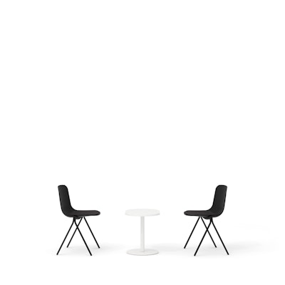 Black Key Side Chairs + Tucker Side Table Set