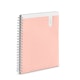 Blush 3-Subject Pocket Spiral Notebook,Blush,hi-res