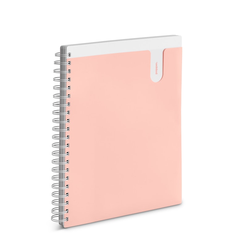 Blush 3-Subject Pocket Spiral Notebook,Blush,hi-res image number 0.0