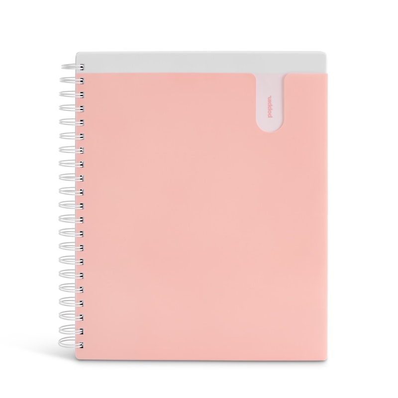 Blush 3-Subject Pocket Spiral Notebook,Blush,hi-res image number 2