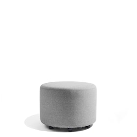 Block Party Lounge Round Ottoman Casters,,hi-res