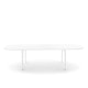 Series A Scale Racetrack Conference Table, White, 114x60", White Legs,White,hi-res