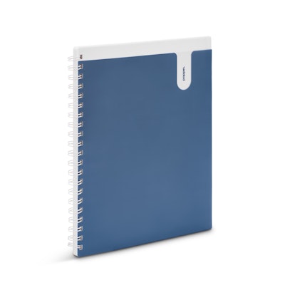 Slate Blue 1-Subject Pocket Spiral Notebook