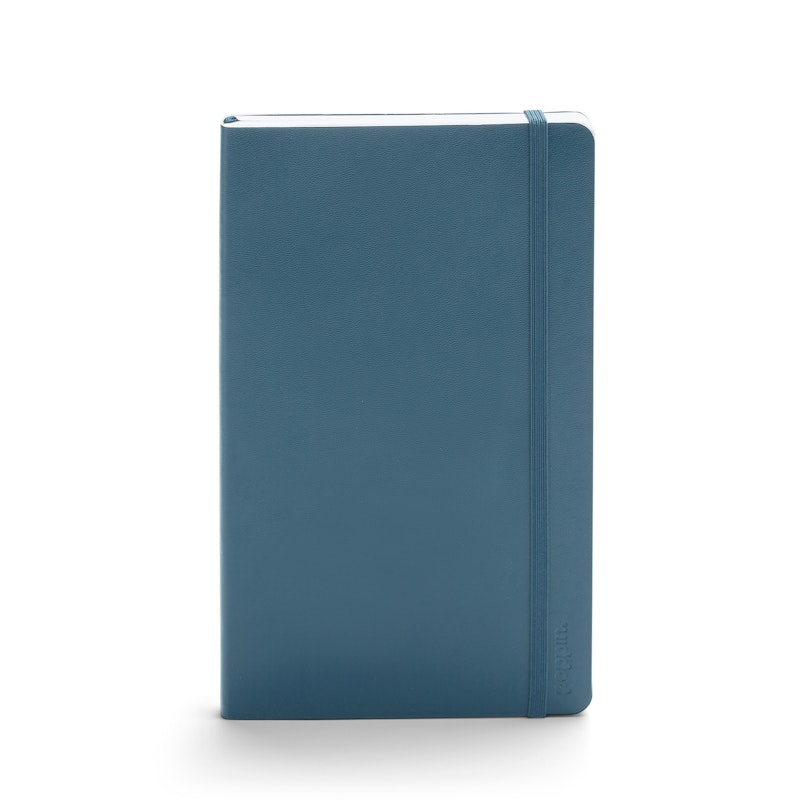 Slate Blue Medium Soft Cover Notebook,Slate Blue,hi-res image number 3