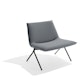 Dark Gray + Black Velvet Meredith Lounge Chair,Dark Gray,hi-res