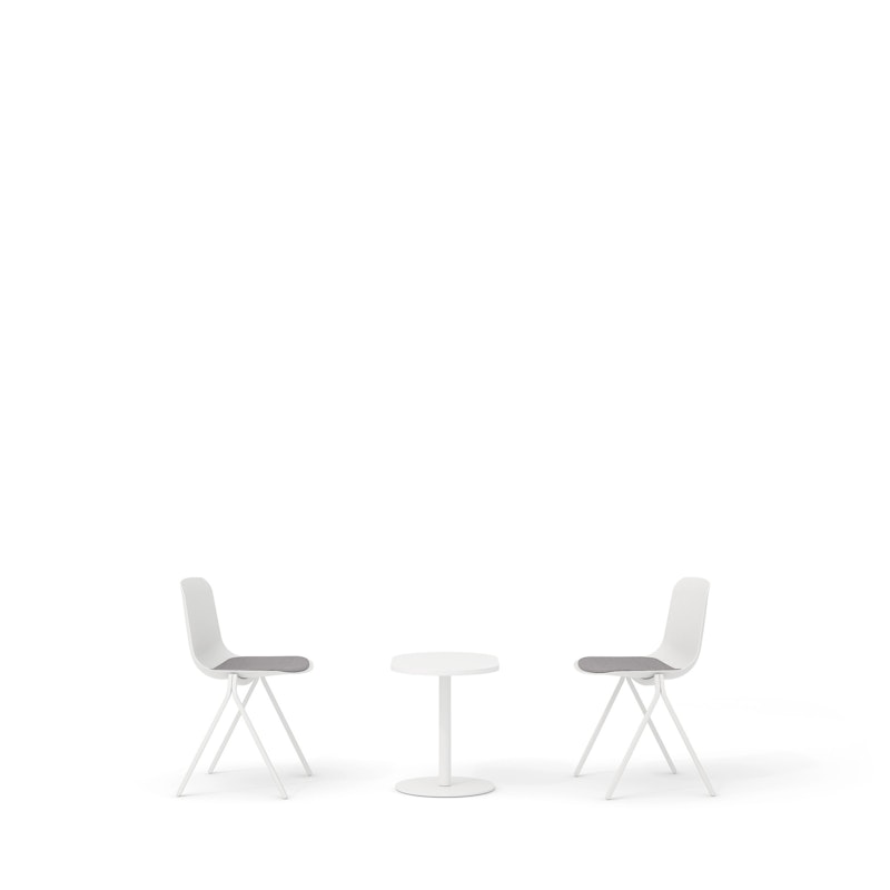 White Key Side Chairs + Tucker Side Table Set,White,hi-res image number 1