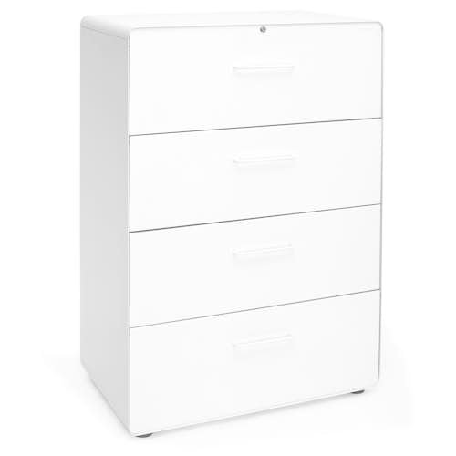 Lateral Metal Locking File Cabinets Modern Office Furniture Poppin