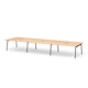 Series A Scale Rectangular Conference Table, Natural Oak 198x60", Charcoal Legs,Natural Oak,hi-res