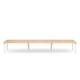 Series A Scale Rectangular Conference Table, Natural Oak 198x60", White Legs,Natural Oak,hi-res