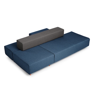 Dark Blue + Dark Gray Block Party Lounge Gilligan,Dark Blue Dark Blue + Dark Gray Block Party Lounge Gilligan