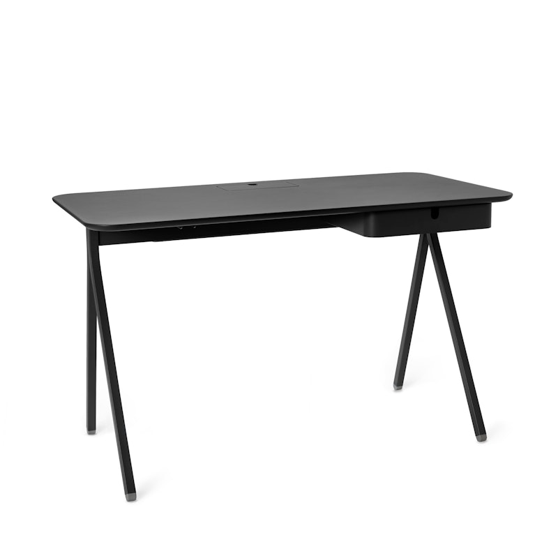 Black Key Desk, 48",Black,hi-res image number 1