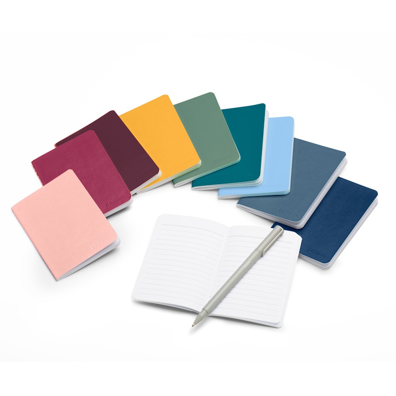 Mini Medley Assorted Brights Soft Cover Notebooks, Set of 10,,hi-res image number 2