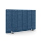 Dark Blue Pinnable Molded Privacy Panel, 28 x 17.5", Footed,Dark Blue,hi-res