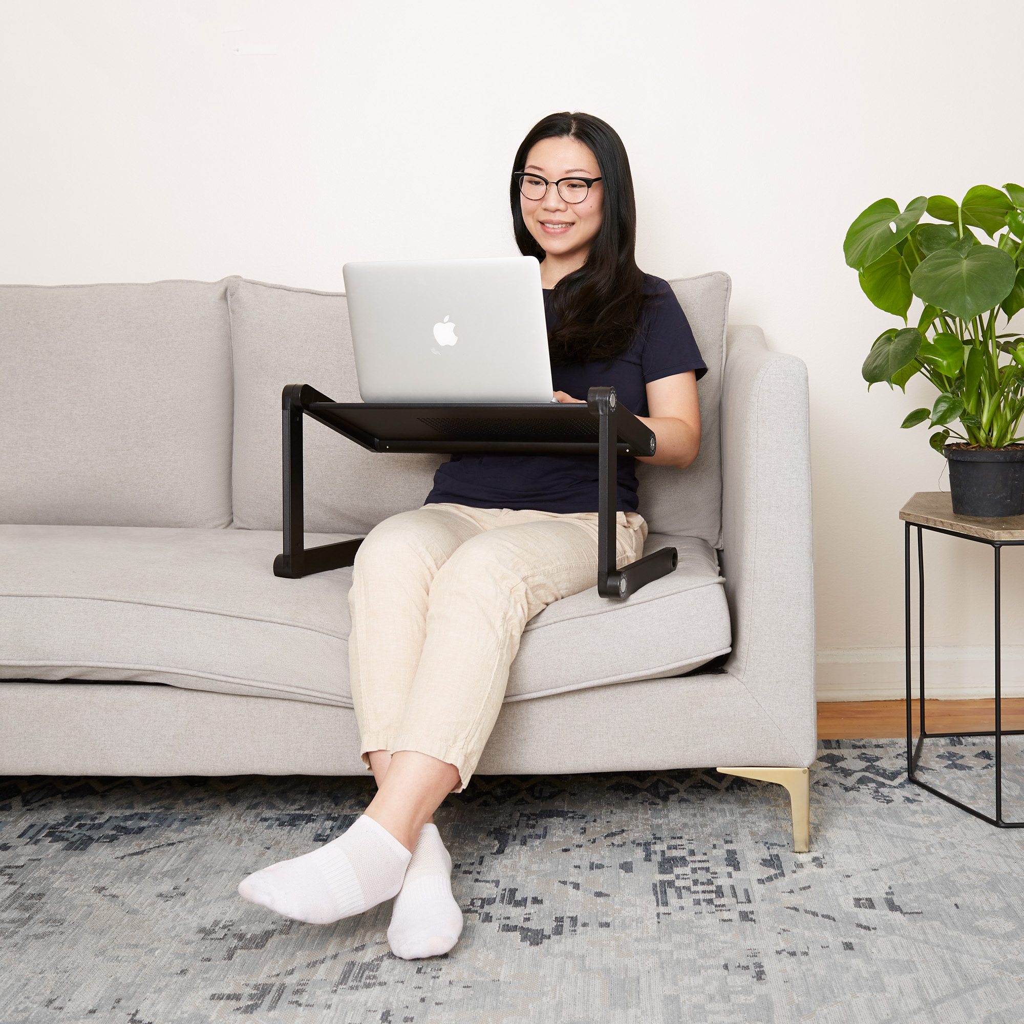 poppin laptop table