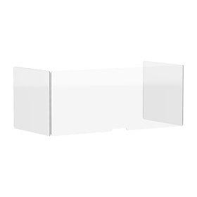 Clear Protective Acrylic Shield for Series A and Series L Desks, 58"